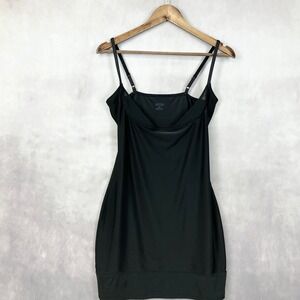 Yummie Womens‎ Shaping Slip Size Large Bodycon Smoothing Black Minimalist Sculpt